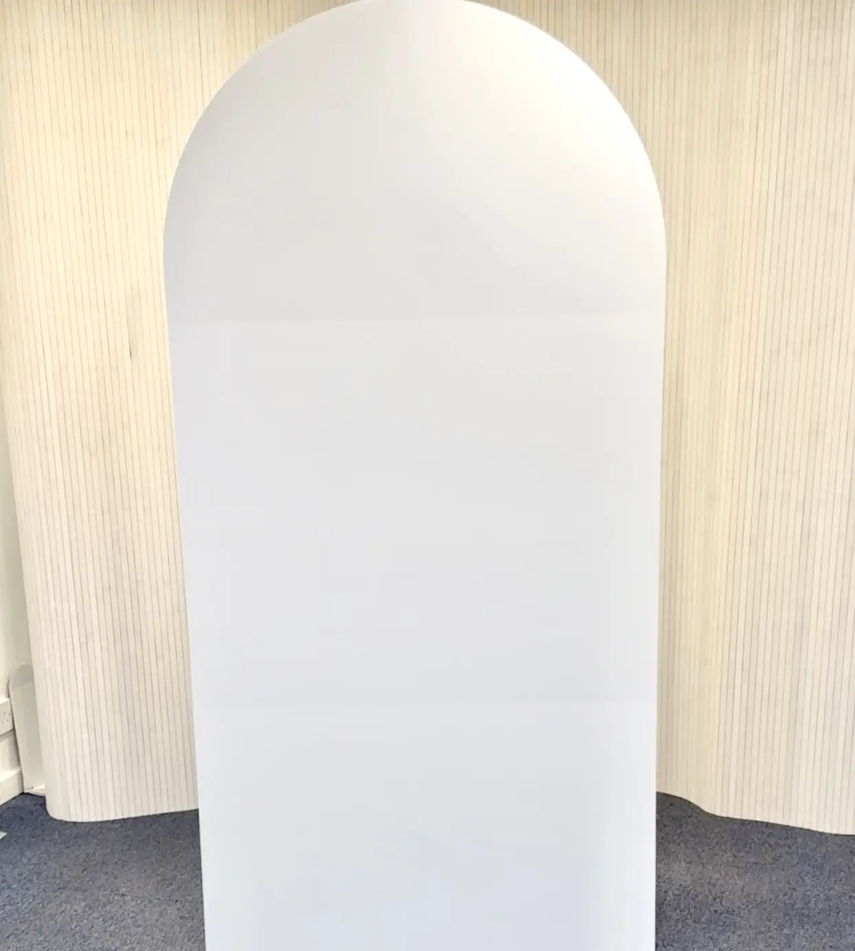 6ft Blank White Sailboard Backdrop  for Birthdays and all occasions