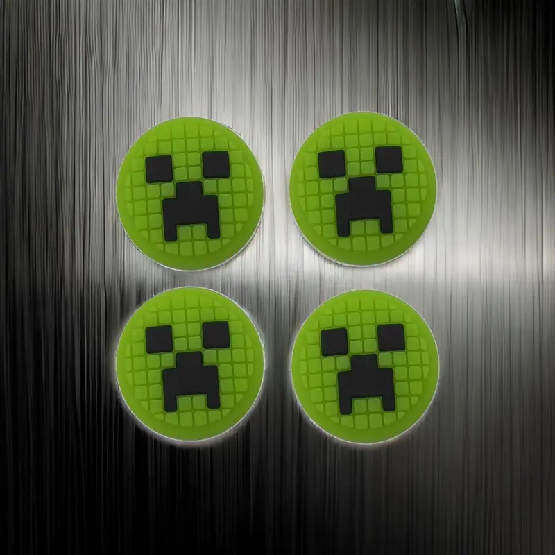 CrazyDiy Thumb Grips for Nintendo Switch, Switch Lite & Oled - 4 pcs - Green - High quality material Silicone 5