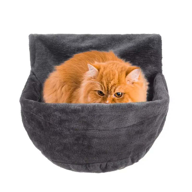 Hanging Cat Kitten Radiator Bed Pet Animal Warm Fleece Basket Cradle Hammock 7