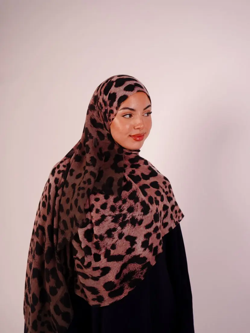 Modal Hijab with Printed Design Faded and Lightweight