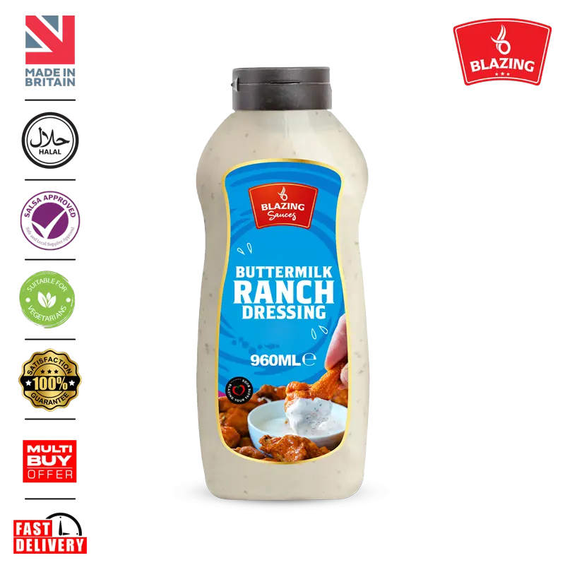 Blazing Buttermilk Ranch Dressing / Dipping Sauce. Perfect for Chicken & Meat 2
