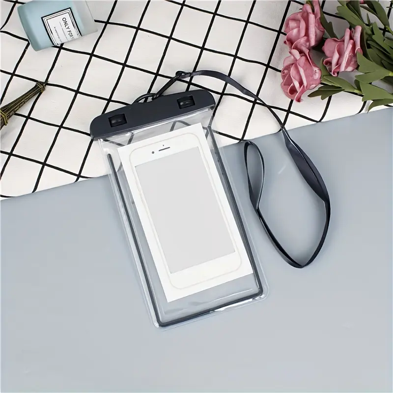 1pc Unisex Transparent Luminous Waterproof Phone Dry Bag – Perfect for Outdoor Enthusiasts, Safeguards Phones Below 6 Inches, Ideal for Surfing, Swimming, Diving, Kayaking, and Water Sports – Durable, Reusable, and Easy to Use 3