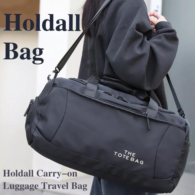 52x27x25cm Large black sport gym tote new duffle bag travel work gear bag 1