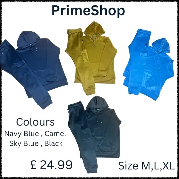 Menswear Tracksuit 100% polyester Fleece  Cargo Style - Premium Quality Stylish and lightweight, Outfit for Men's Classic Clothing  Hoodie and  Cargo pocket Joggers Long Sleeve Fabric Long Sleeves Casual Stretch