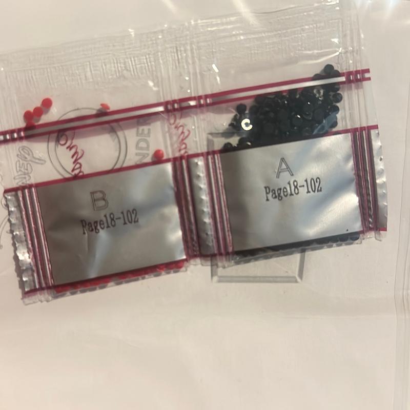 Individual crystal art sticker *102 1