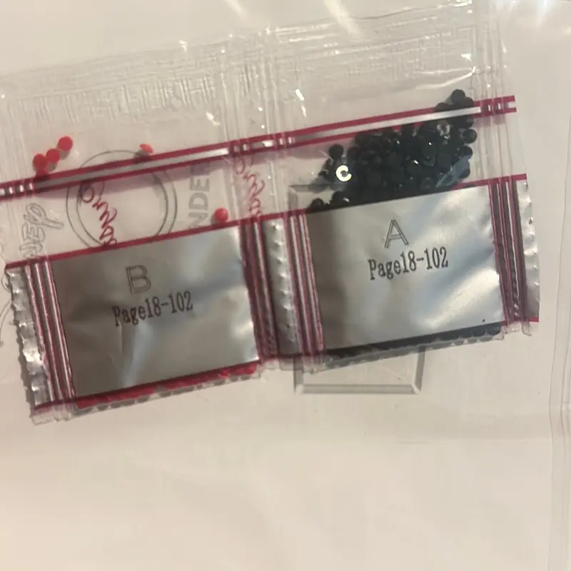 Individual crystal art sticker *102 1