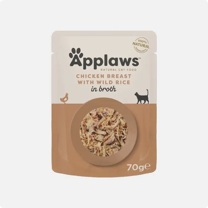 Applaws Cat Food - Tuna and Cheese 70g - 156g - Chicken Breast with Cheese 70g - 156g - Applaaws Pouches 70g 1