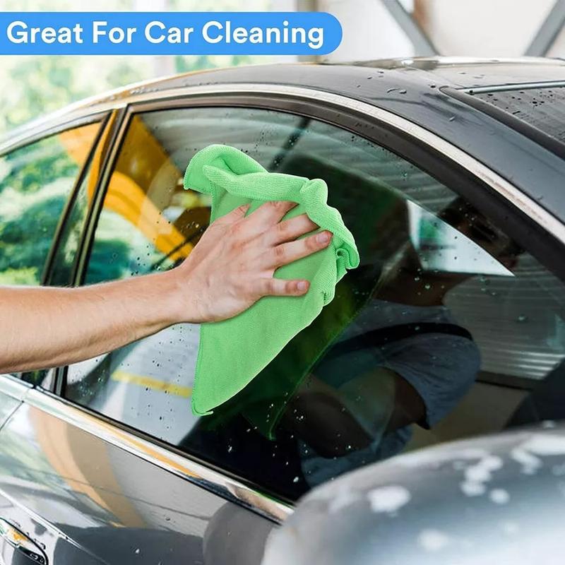 18Pcs Microfibre Cloths for Car Detailing and Cleaning rough  hands 5