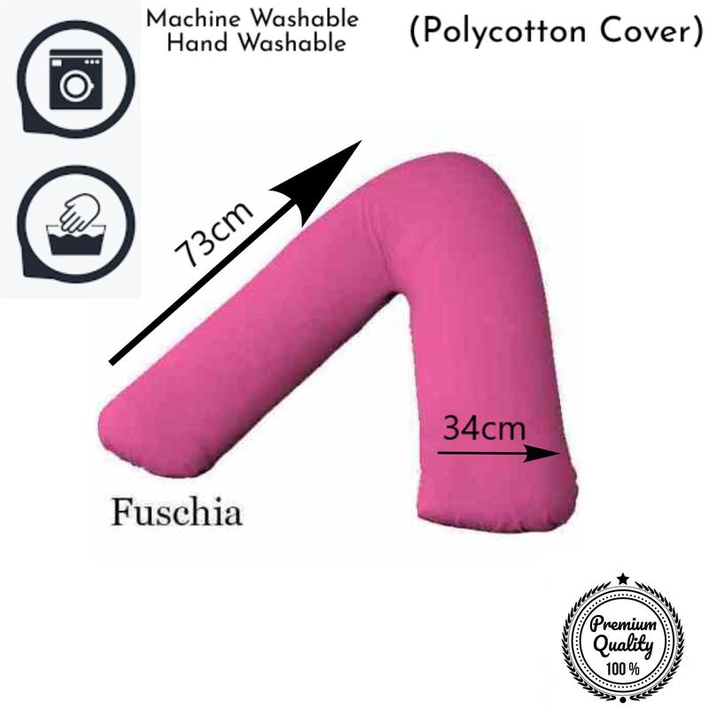 ARLINENS Polycotton V Support Pillowcase - Comfortable, Machine Washable, Available in Multiple Colors 3
