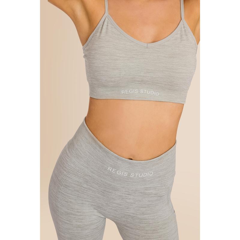 Women's Recycled - Multi-Sport Flex Bra - Grey Comfort Fit Comfortable Adjustable 7