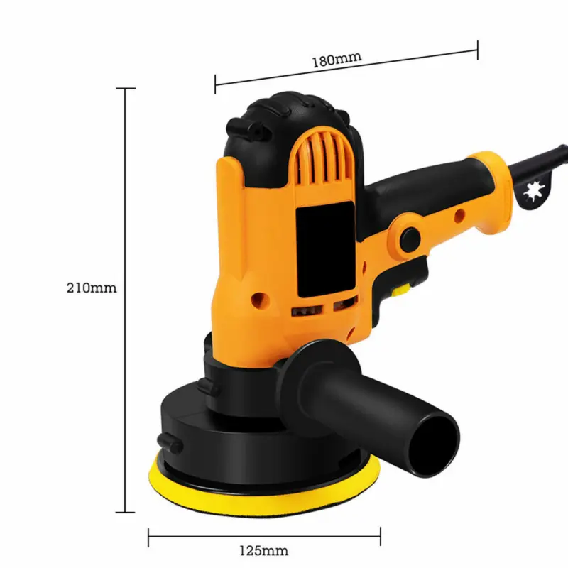 5" Rotary Electric Car Power Polisher Buffer Sander Polishing Machine Wax Pads 4
