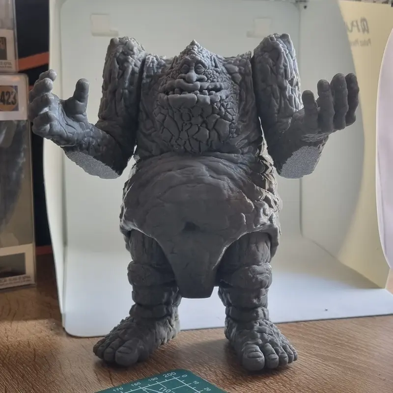Pyornkrachzark The Rockbiter Figure – The NeverEnding Story Collectible / 3D Printed Articulating Figure 4