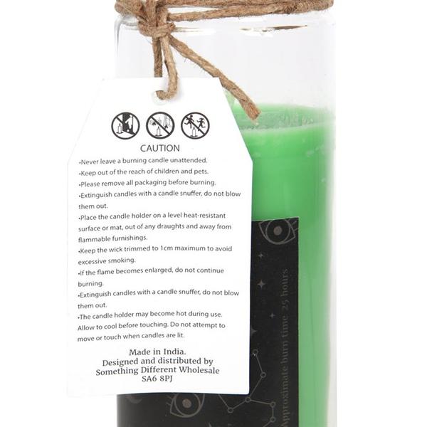 Green Tea 'Luck' Spell Tube Candle 1