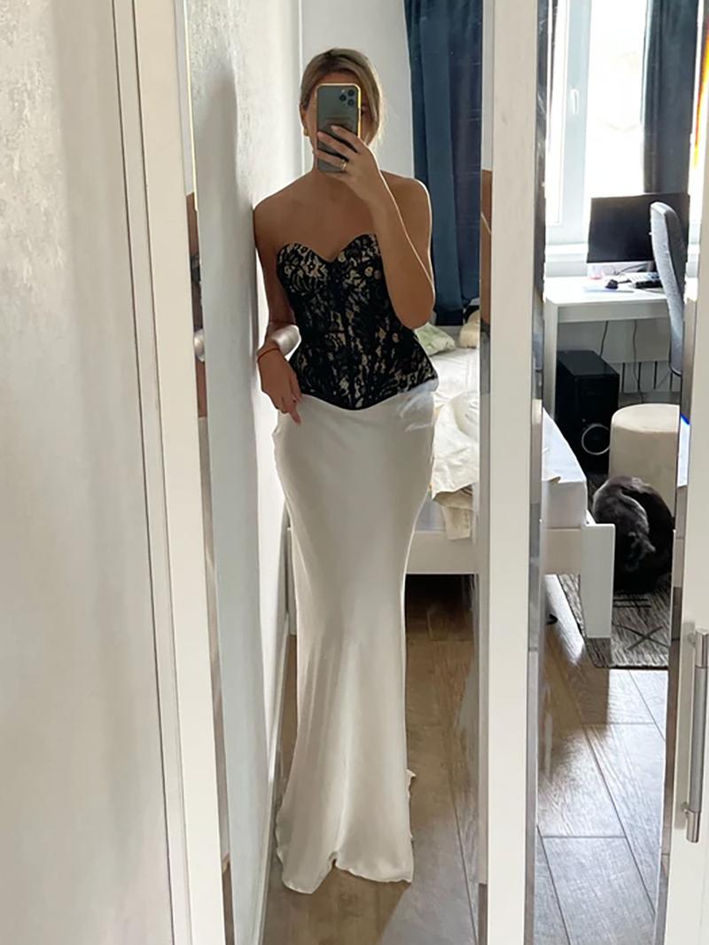 Product Introduction of 2025 Women's fashion loose high-waisted long skirt Womenswear Bottom 10