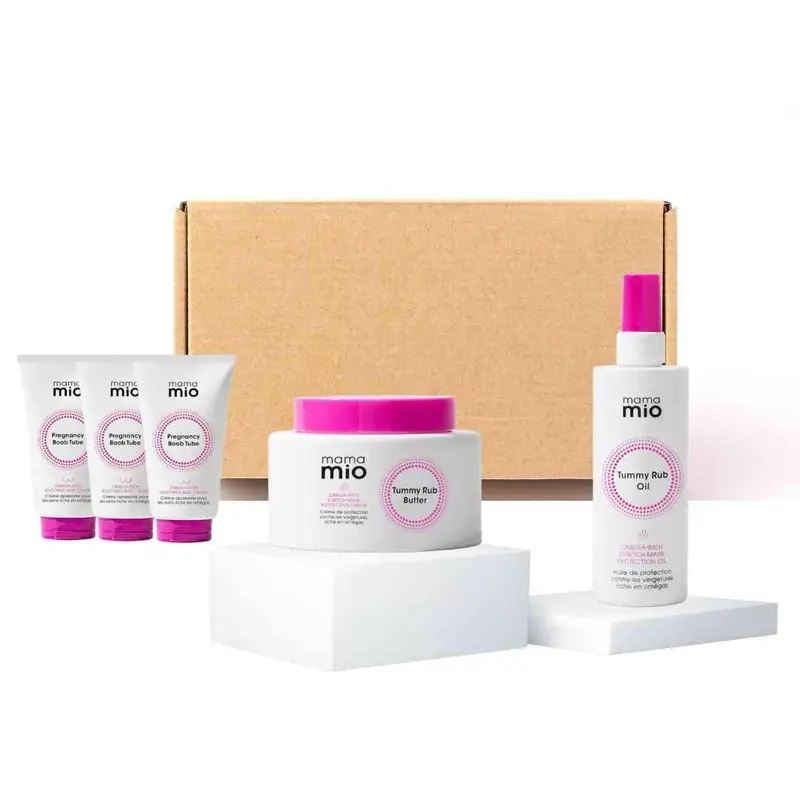 Mama Mio Pregnancy Gift Set - Tummy Oil, Butter & Bust Cream 0