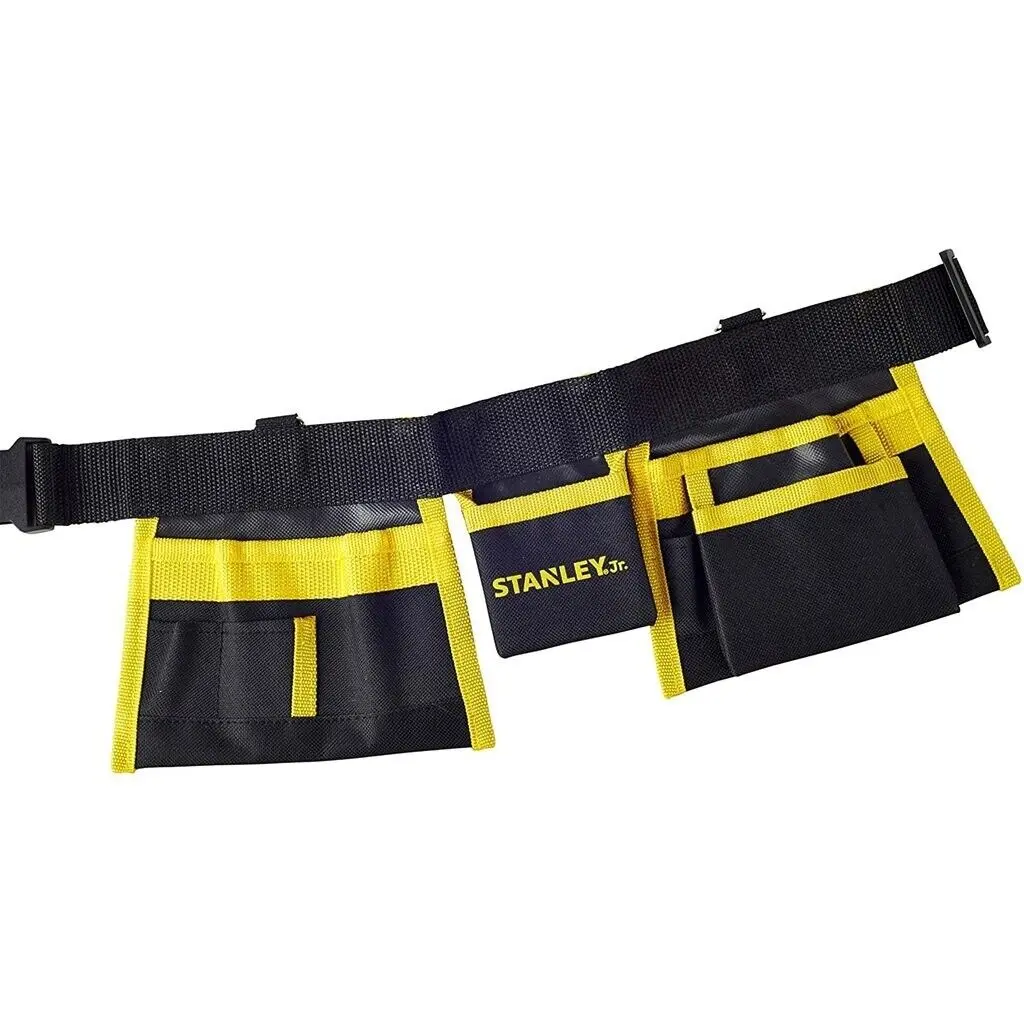 Stanley Junior Kids Tool Belt Yellow Black Ages 5+