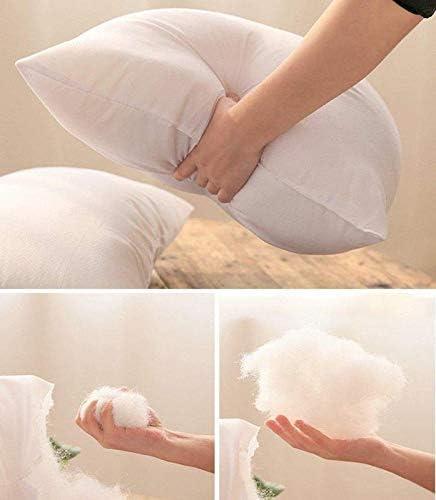 Iyan Soft Furnishing Cushion Pad Inner Pack of 4 - Plump Inserts Virgin Hollowfiber for Comfortable Seating 1
