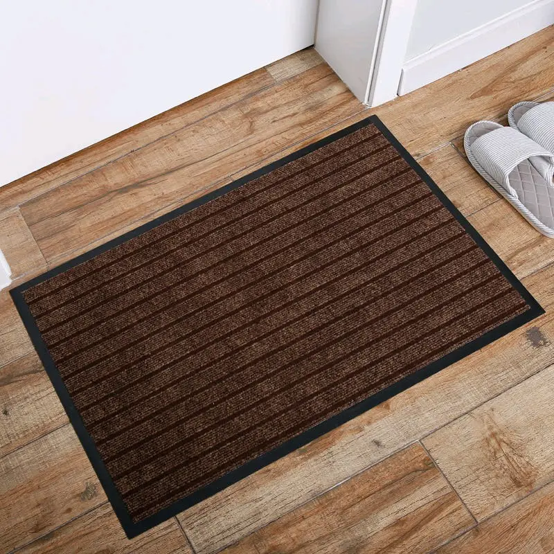 Durable Non-Slip Rubber Welcome Mat – Heavy Duty, Easy-Clean Indoor/Outdoor Door Rug 1