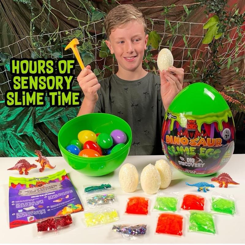 Original Stationery Dinosaur Slime Kit Egg Dig Discovery for Kids 6