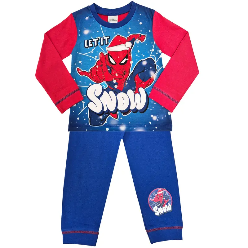 Boys Christmas Spiderman Marvel Pyjamas - Christmas 0