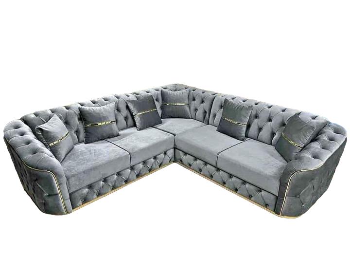 Madrid Fabric Corner and 3+2 Seater Sofa Bed Available In 4 Colors 4