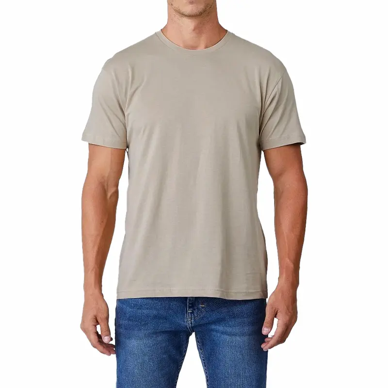 Mens Plain Crew Neck 100% Cotton Gym Casual Work Short Sleeve T-shirt Tee S-3XL Multipack 1
