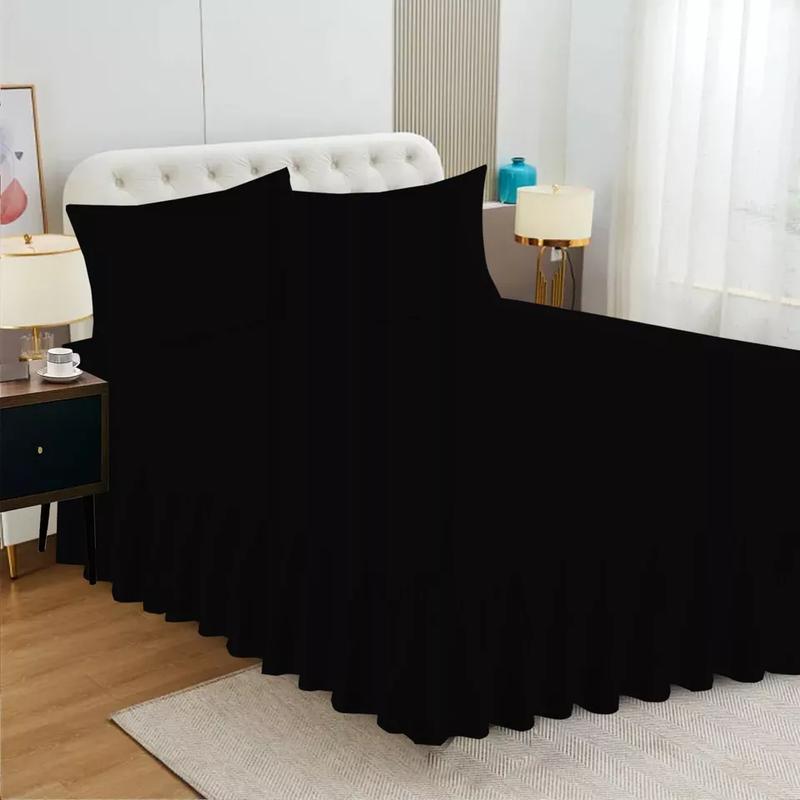 Extra Deep Fitted Valance Sheet Bed Sheets Single Double King Size OR Pillowcase 3