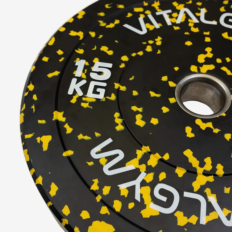 Fleck Bumper Plates - High-Quality Foam and Rubber Material for a Safe and Comfortable Workout 5