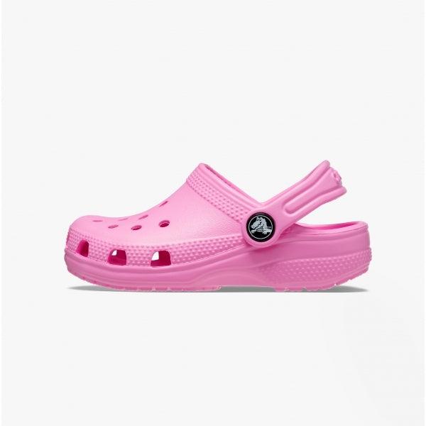 Crocs 206990-6SW TODDLER CLASSIC Girls Clogs Taffy Pink Casual 6