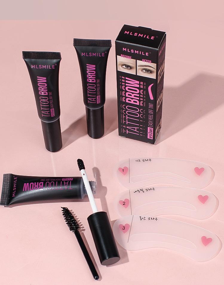 Product Introduction of Peel Off Eyebrow Gel Long Lasting Waterproof Anti-sweat High Quality Easy Peel-off Non Smudged Three Color Eyebrow Cosmetics New 12