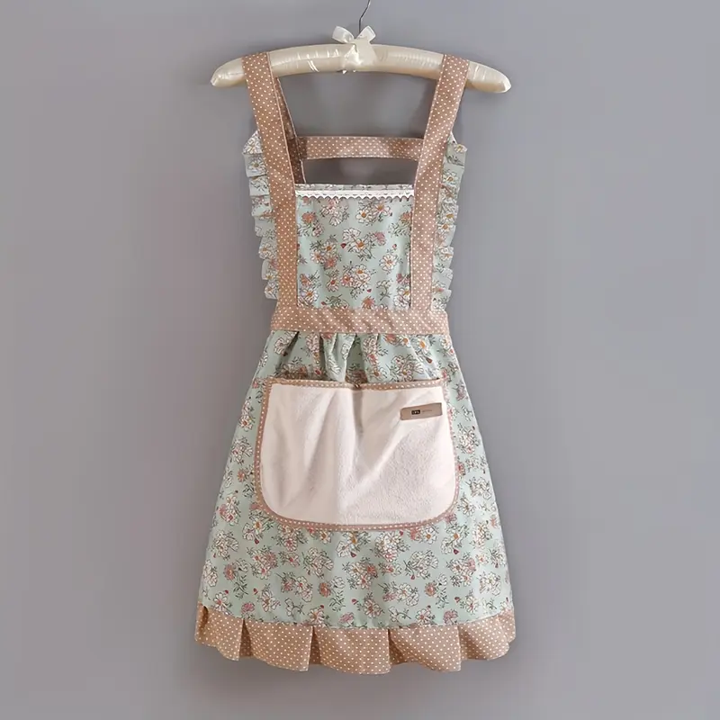 [Breathable Apron] Canvas Apron with Hood | Breathable | Stain-Resistant | Restaurant Server Uniform, Chef Apron Jumpsuit | Kitchen Supplies 4