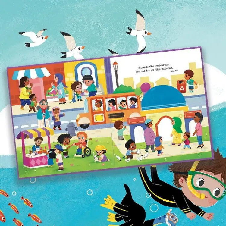 Momo & Bronty's First Book About Allah (Board Book) 1
