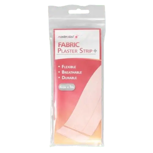 Masterplast Fabric Easy-to-cut Plaster Strip, 6cm x 1m 0