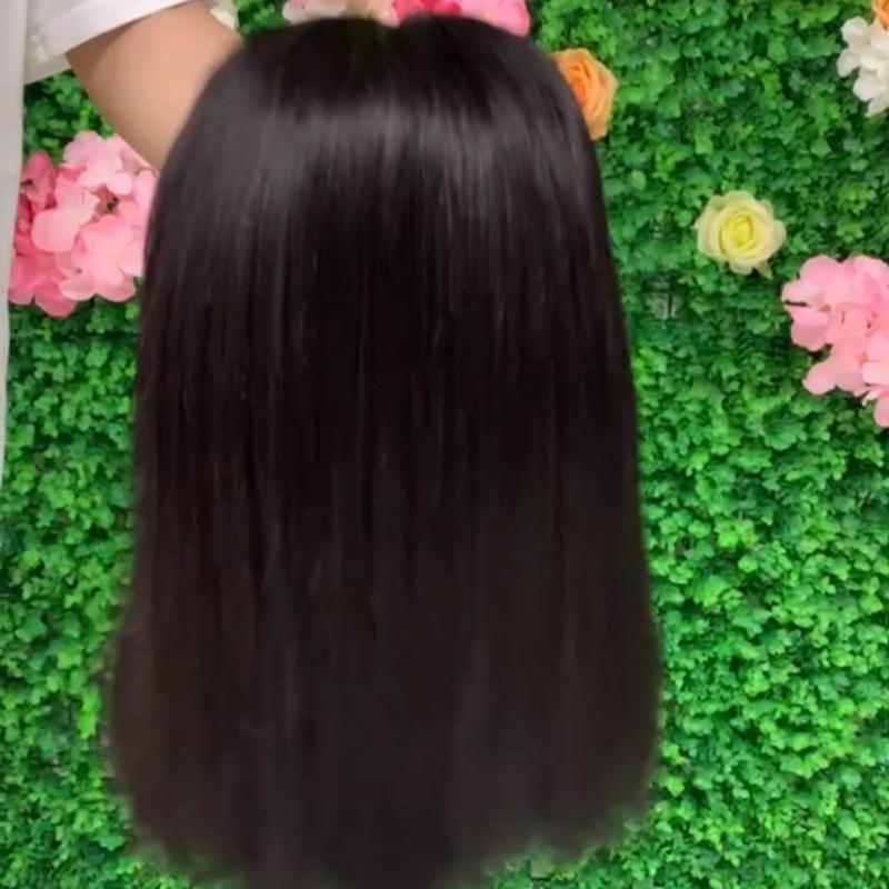 10in 4*4 Double Drawn Wig Straight Bob Wig - New Promotion 4