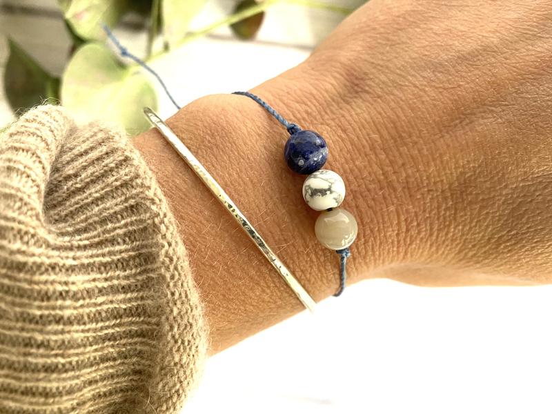 Stosa - Crystal Bracelet - Real Crystal Jewellery - String Crystal Bracelet - Energy Bracelet - Anxiety Bracelet - Healing Bracelet - Crystal Anklet Daily Birthday 2