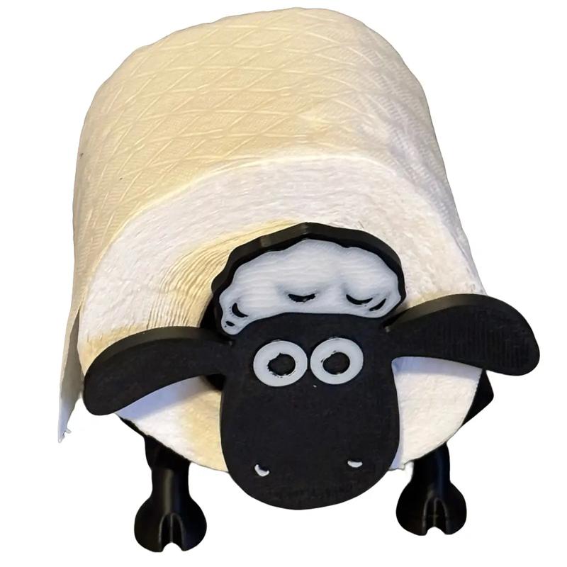 Sheep Stackable Toilet Roll Holder - Home Organizer for Bathroom Racks Decor 0