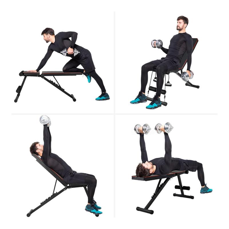 GymSets Adjustable & Foldable Weight Bench 8