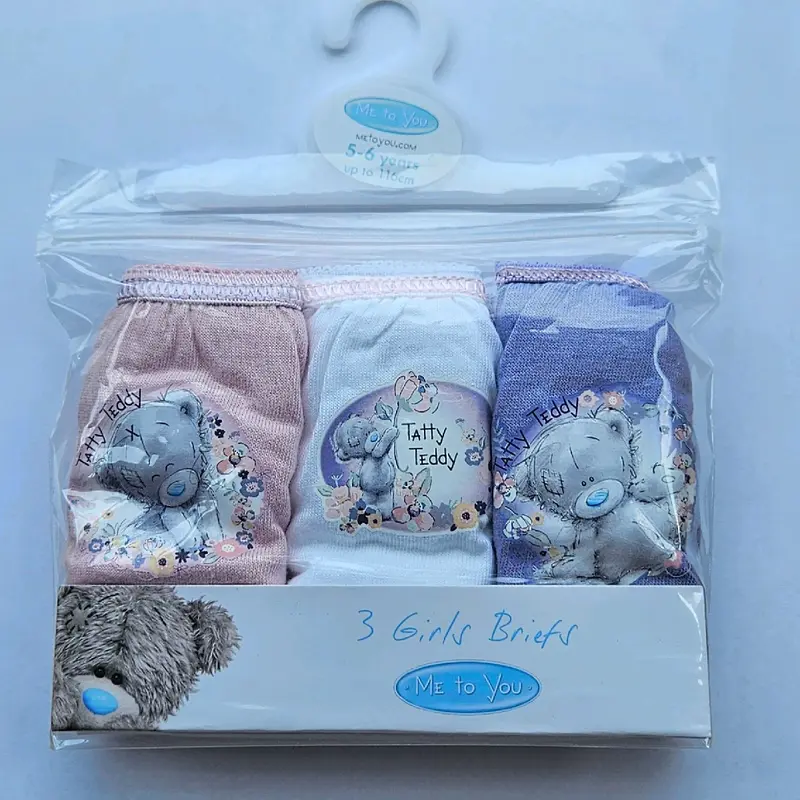 Girls underwear briefs 3 pack character pants 4