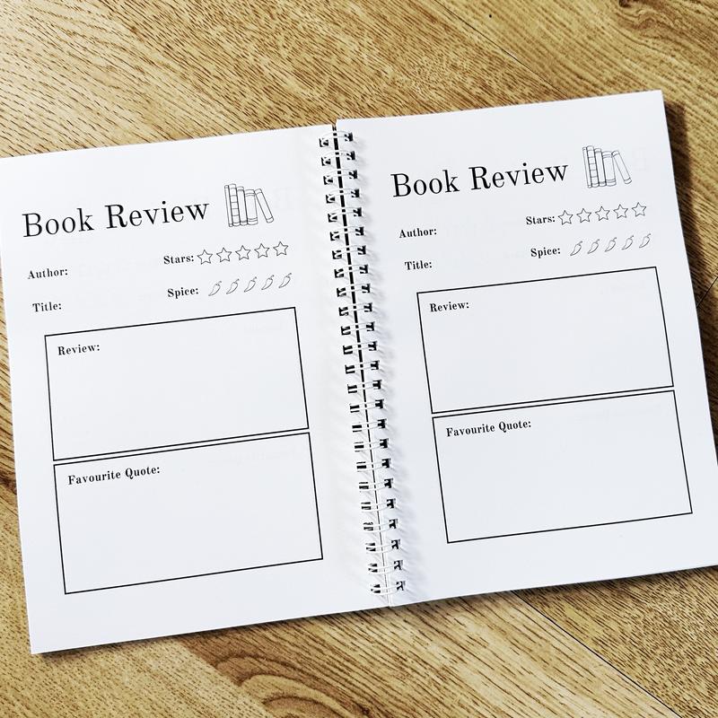 Just One More Chapter Book Tracking Journal, Reading Review Journal, Book Tracker, Book Lover Gifts 2