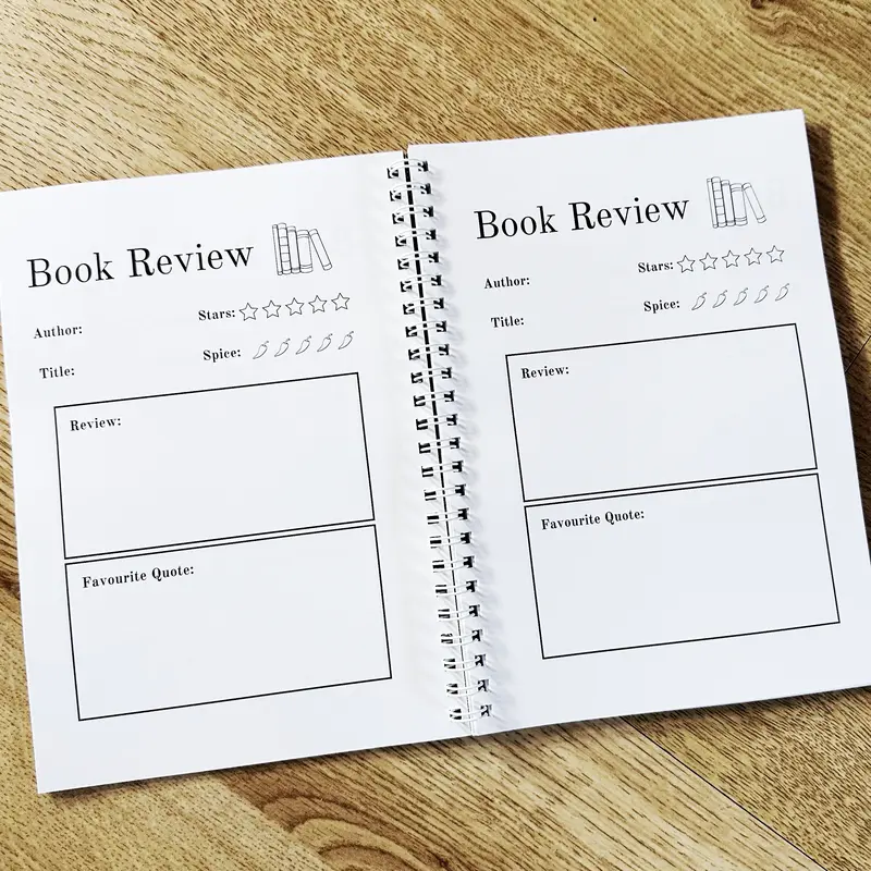 Just One More Chapter Book Tracking Journal, Reading Review Journal, Book Tracker, Book Lover Gifts 2