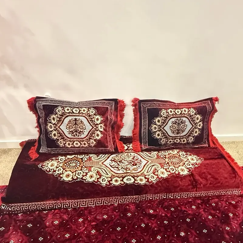 Authentic Afghani / Arabic Style Mattress and Pillow Covers set (Toshak / Majlis cover & 2 Pillow Case Set) available in various colours & designs!!)