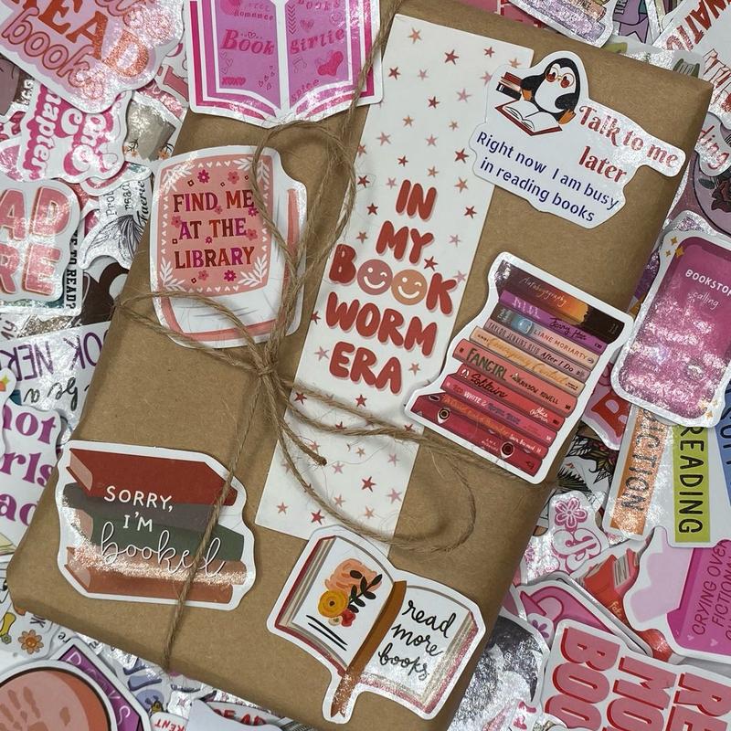 Blind Date with a Book - A Romantic Novel by Unknown Author. Includes: randomly selected book, a selection of stickers and a bookmark life 0
