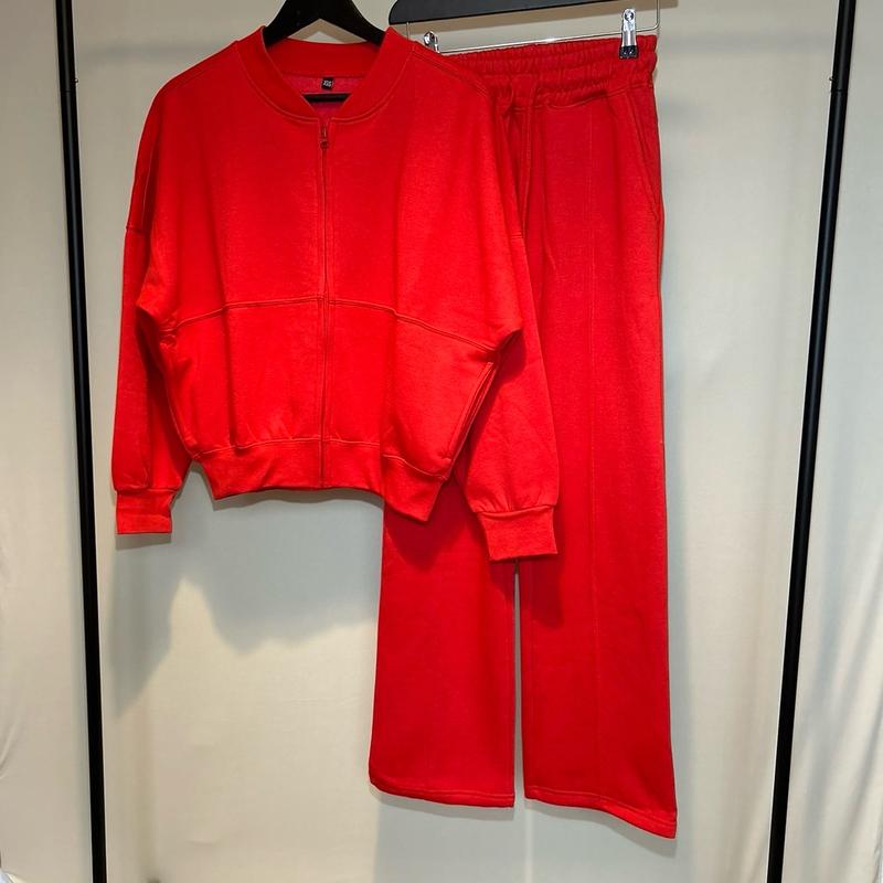 Bomber jacket and seam front straight leg tracksuit 7