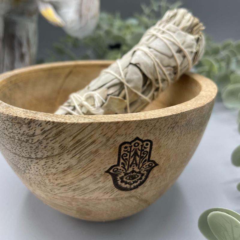 Wooden Smudge and Ritual Offerings Bowl 3