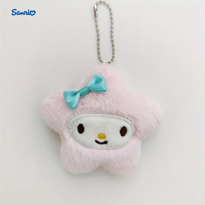 Sanrio New Style Plush Cartoon Sanrio Doll Hanging Star Melody Jade Guilo Mi Style Bag Pendant Halloween Party Decoration Pendant Party Decorative Kawaii Ornament Gift Birthday Gift, Sanrio 5
