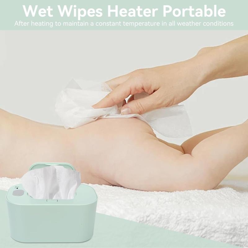 Baby Wipe Warmer Large Capacity Baby Wet Wipes Warmer Dispenser USB Powered, Keep Wipes Warm & Moist, Ideal for Newborns, Gentle on Baby's Skin, Convenient & Portable Baby Care, Safe & Efficient, Perfect for Diaper Bag, Home & Travel Use 3