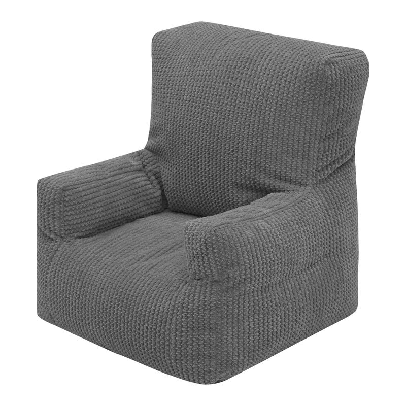 Indoor Bean Bag Armchair Cord Beanbag Chair Kids Piuffes with Back Pocket 6