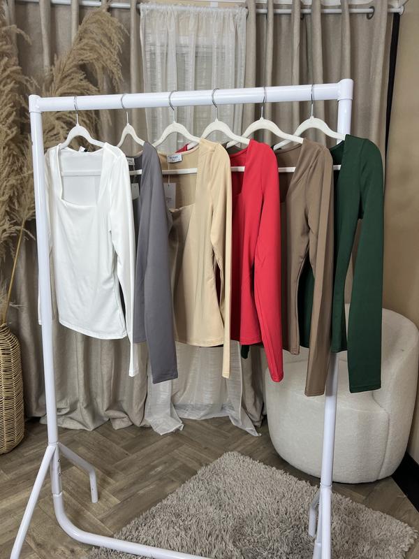 ERICA Long Sleeve Slinky Top 1