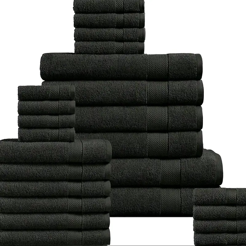 10 piece luxury towels,2 bath towels,(70x140cm)4 hand towels,(40x66cm) 4 face towel,(30x30cm) 500 gsm Set 0