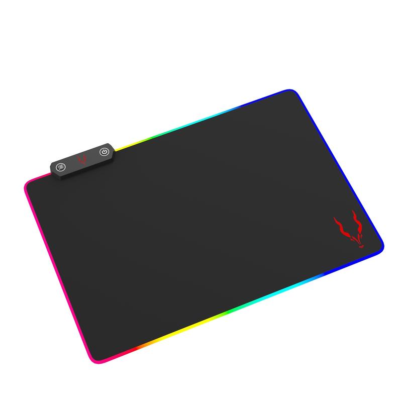 EliteForce RGB Gaming Mouse Mat Pad - 336x245x3mm Led Mousepad with Non-Slip Rubber Base 3
